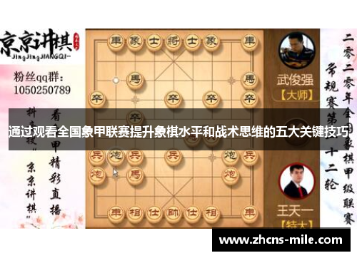 通过观看全国象甲联赛提升象棋水平和战术思维的五大关键技巧 通过观看全国象甲联赛提升象棋水平和战术思维的五大关键技巧