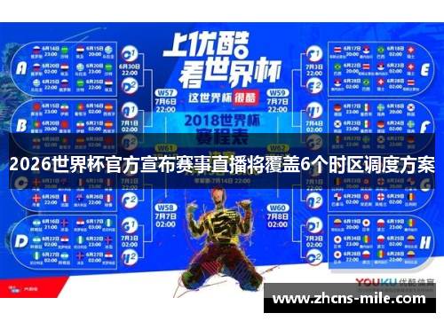 2026世界杯官方宣布赛事直播将覆盖6个时区调度方案 2026世界杯官方宣布赛事直播将覆盖6个时区调度方案